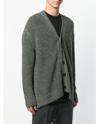 Cardigan gris foncé Jil Sander