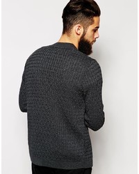 Cardigan gris foncé Asos