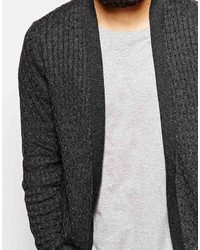 Cardigan gris foncé Asos