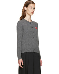 Cardigan gris foncé Comme des Garcons