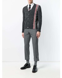 Cardigan gris foncé Thom Browne