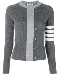 Cardigan gris foncé Thom Browne