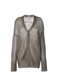 Cardigan gris Agnona