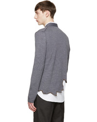 Cardigan gris Comme des Garcons