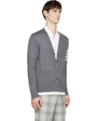 Cardigan gris Thom Browne