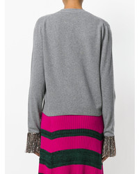 Cardigan gris Christopher Kane