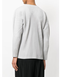 Cardigan gris Homme Plissé Issey Miyake