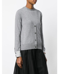 Cardigan gris Thom Browne