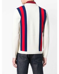 Cardigan imprimé blanc Gucci