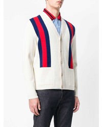 Cardigan imprimé blanc Gucci