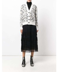 Cardigan imprimé léopard blanc Proenza Schouler