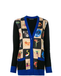 Cardigan imprimé multicolore