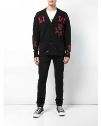 Cardigan imprimé noir Amiri