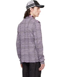 Cardigan imprimé violet clair Anna Sui