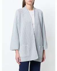 Cardigan long bleu clair Iris von Arnim