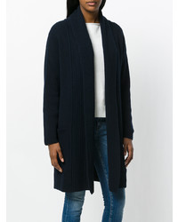 Cardigan long bleu marine Cruciani