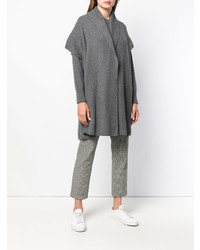 Cardigan long gris foncé Agnona