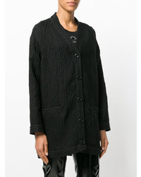 Cardigan long noir Boutique Moschino