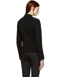 Cardigan noir PIERRE BALMAIN