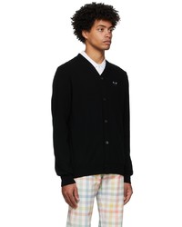 Cardigan noir Comme Des Garcons Play