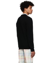 Cardigan noir Comme Des Garcons Play