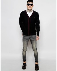 Cardigan noir Fred Perry