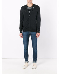 Cardigan noir Alexander McQueen