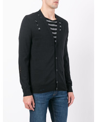 Cardigan noir Alexander McQueen