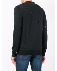 Cardigan noir Alexander McQueen