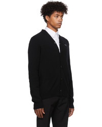 Cardigan noir Comme Des Garcons Play