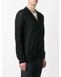 Cardigan noir Roberto Collina