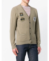 Cardigan olive Kent & Curwen