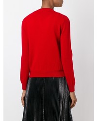 Cardigan rouge Comme Des Garcons Play