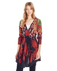 Cardigan rouge Desigual