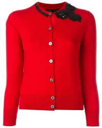 Cardigan rouge Marc Jacobs