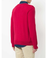 Cardigan rouge Kent & Curwen