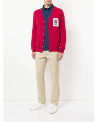 Cardigan rouge Kent & Curwen