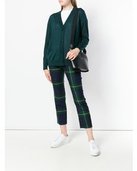 Cardigan vert foncé Roberto Collina