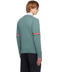 Cardigan vert menthe Thom Browne