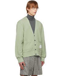 Cardigan vert menthe Thom Browne