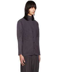 Cardigan violet Homme Plissé Issey Miyake