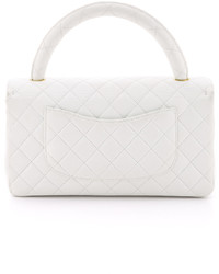 Cartable en cuir blanc