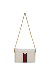 Cartable en cuir blanc Gucci