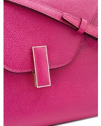 Cartable en cuir fuchsia Valextra