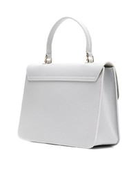 Cartable en cuir gris Furla