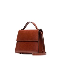 Cartable en cuir marron Hunting Season