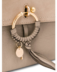 Cartable en cuir marron See by Chloe