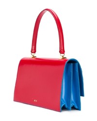 Cartable en cuir multicolore N°21