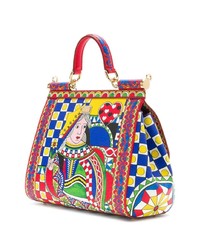 Cartable en cuir multicolore Dolce & Gabbana