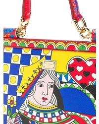 Cartable en cuir multicolore Dolce & Gabbana